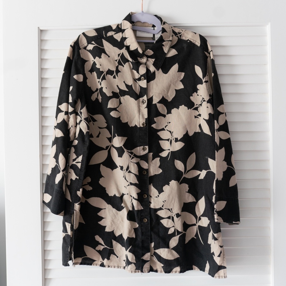 Linen button up
